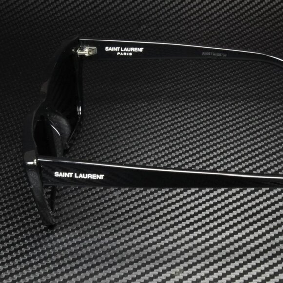 NEW Saint Laurent Black Women's Cat Eye Sunglasses - Picture 4 of 5